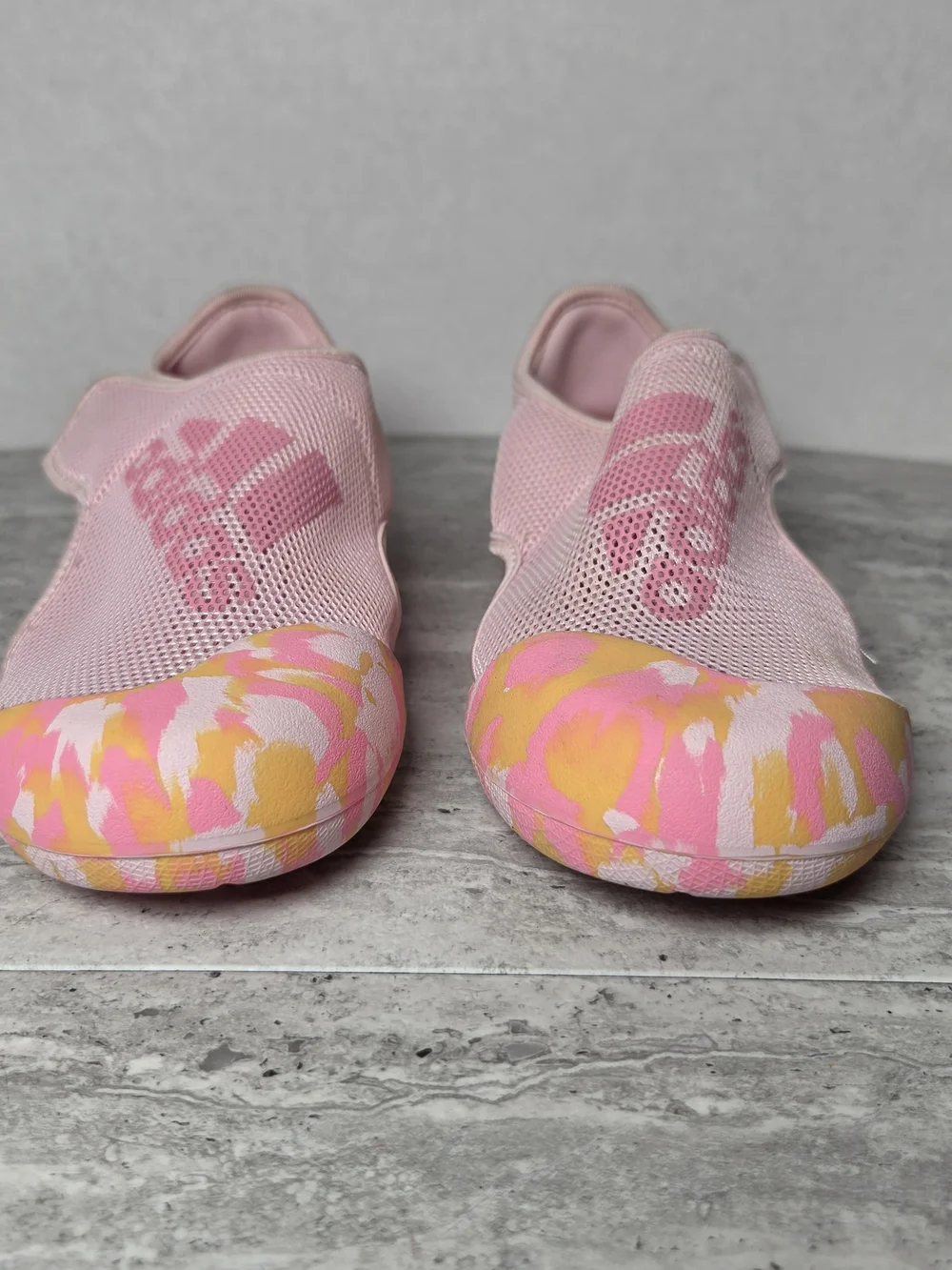 adidas Kids Pink Slip-On Athletic Shoes